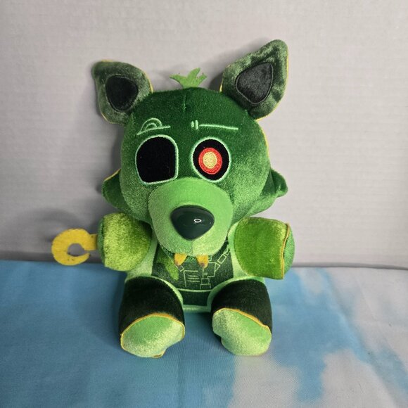 Five Nights At Freddy’s FNAF Radioactive Foxy 8" Plush Stuffed Animal 2022 - Picture 1 of 3